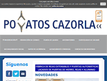 Tablet Screenshot of poyatoscazorla.net